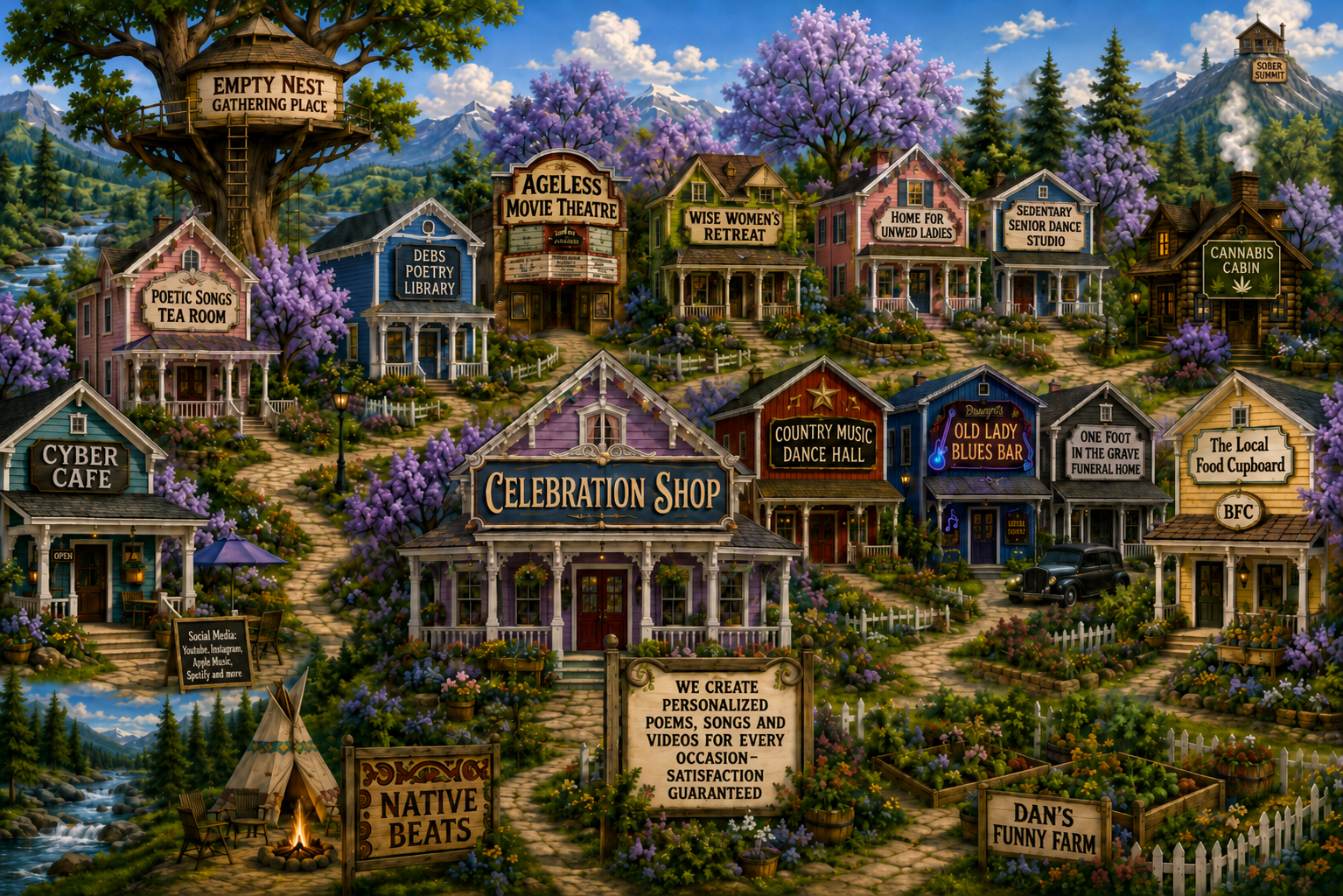 Debbie's World map
